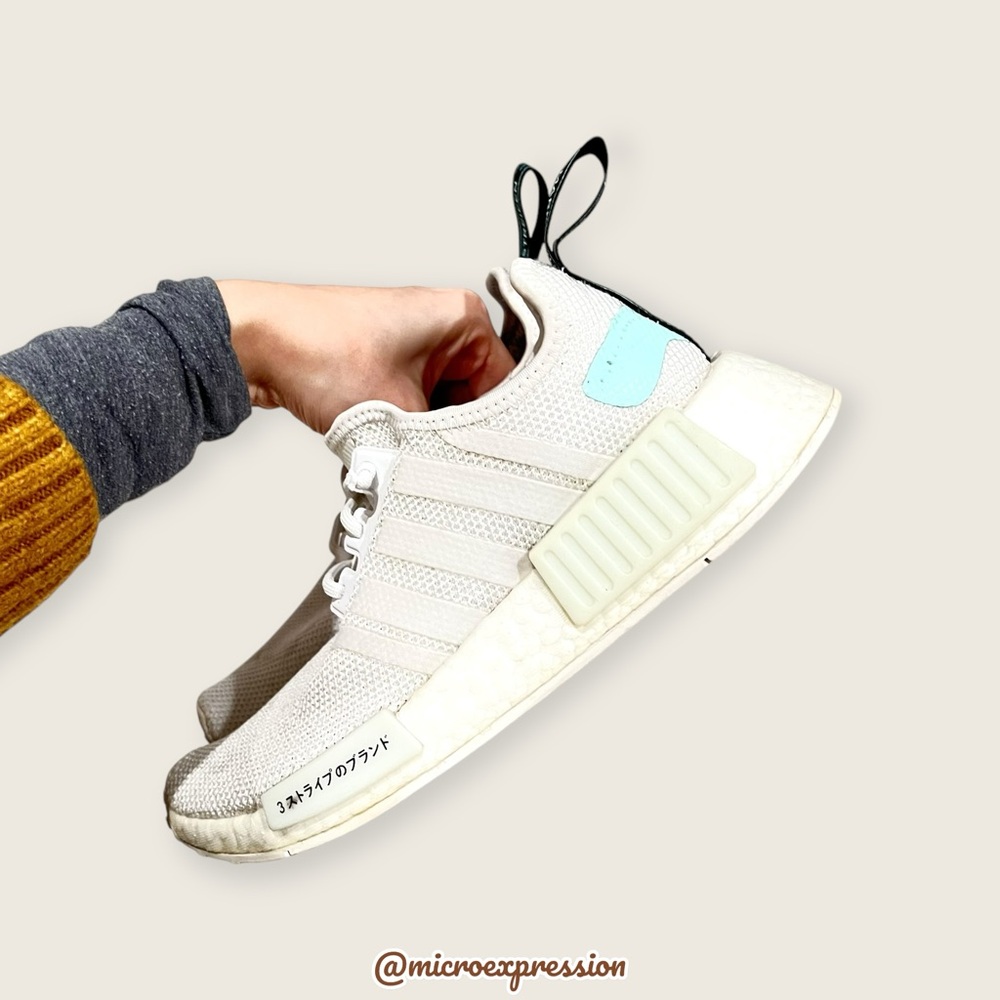 Adidas Japanese NMD_R1 Comfy Black/White Logo Running Tennis Daily Casual Shoes - Picture 8 of 13